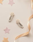 Shimmer Snowflake Clips