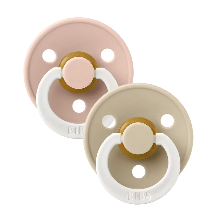BIBS Pacifier Glow Colour | Blush/Vanilla