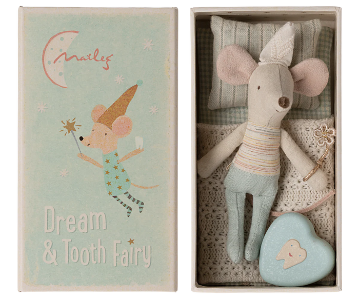 Maileg Tooth Fairy Mouse in Matchbox | Little Brother