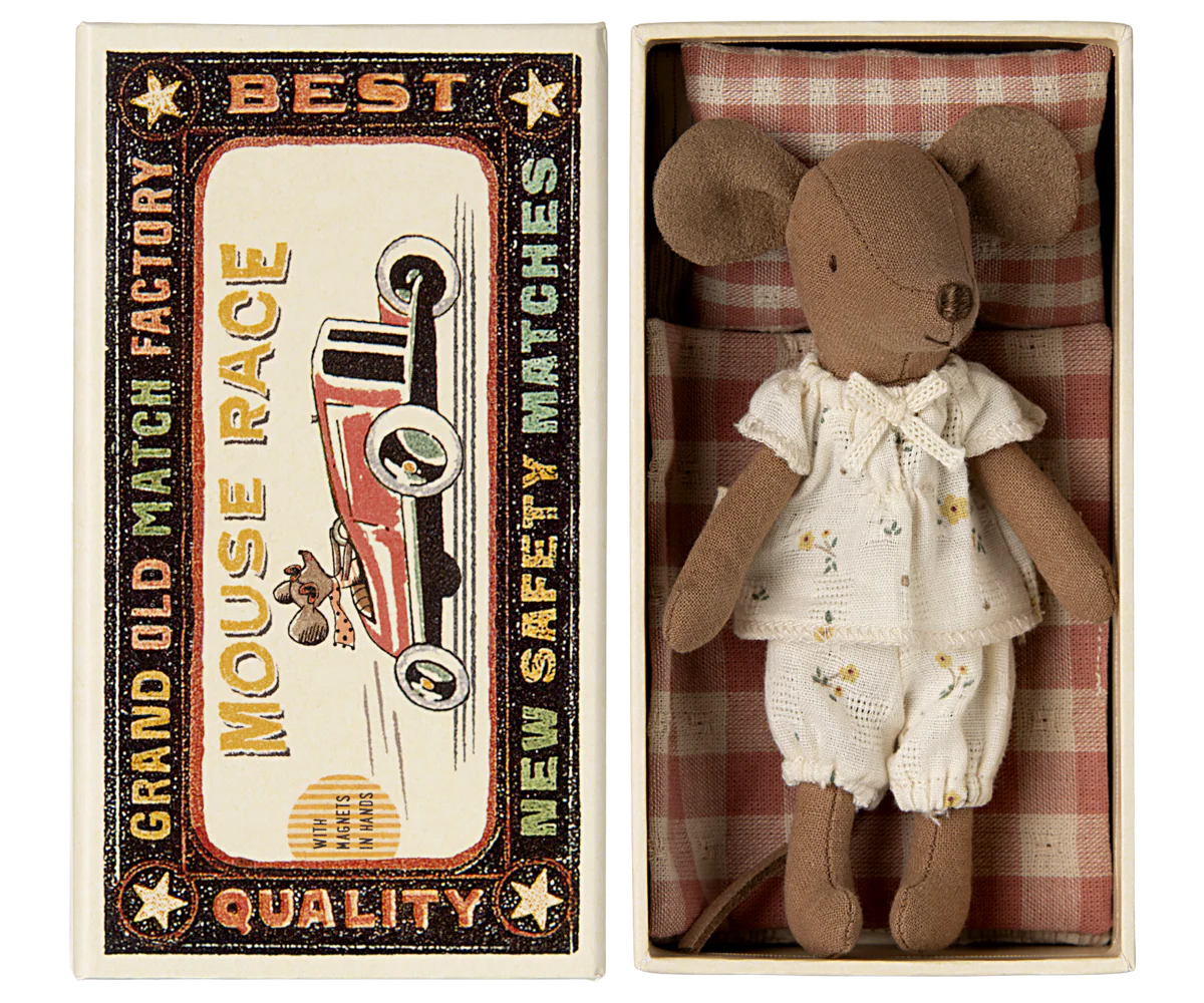 Maileg Big Sister Mouse in Matchbox | Pajamas