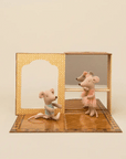Ballet Mice in Dance Studio | Little Sister & Brother