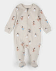 Ballerina Print on Cream Sleeper