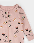 Sushi Print on Pink Sleeper