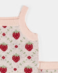 Strawberry Knit Short Set