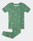 Golf Carts Print on Spruce PJ Set