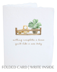 Baby Completes a Home Card