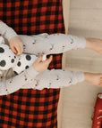 Firefighter Dalmatian Print on Light Grey PJ Set