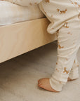 Corgi Print on Antique White Convertible Sleeper