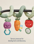 Spiral Car Seat Activity Toy | Veggie