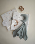 Organic Cotton Muslin Swaddle Blanket | Leaves