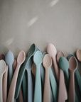 Silicone Feeding Spoons 2-Pack | Ivory
