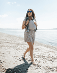 The Rachel Beluga Wrap | Light Grey Heather