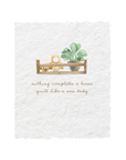 Baby Completes a Home Card