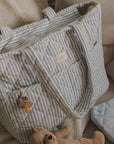 Diaper Bag | Blue Striped
