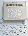 Soft Foam Magnetic Letters & Symbols | Milky White
