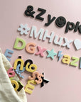 Soft Foam Magnetic Letters & Symbols | Black