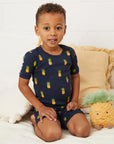Short Sleeve Pajama Set | Pineapple