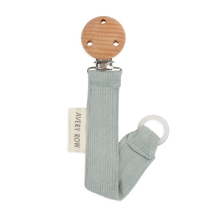 Pacifier Clip | Blue Corduroy