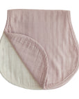 Muslin Burp Cloth Organic Cotton 2-Pack | Blush/Fog