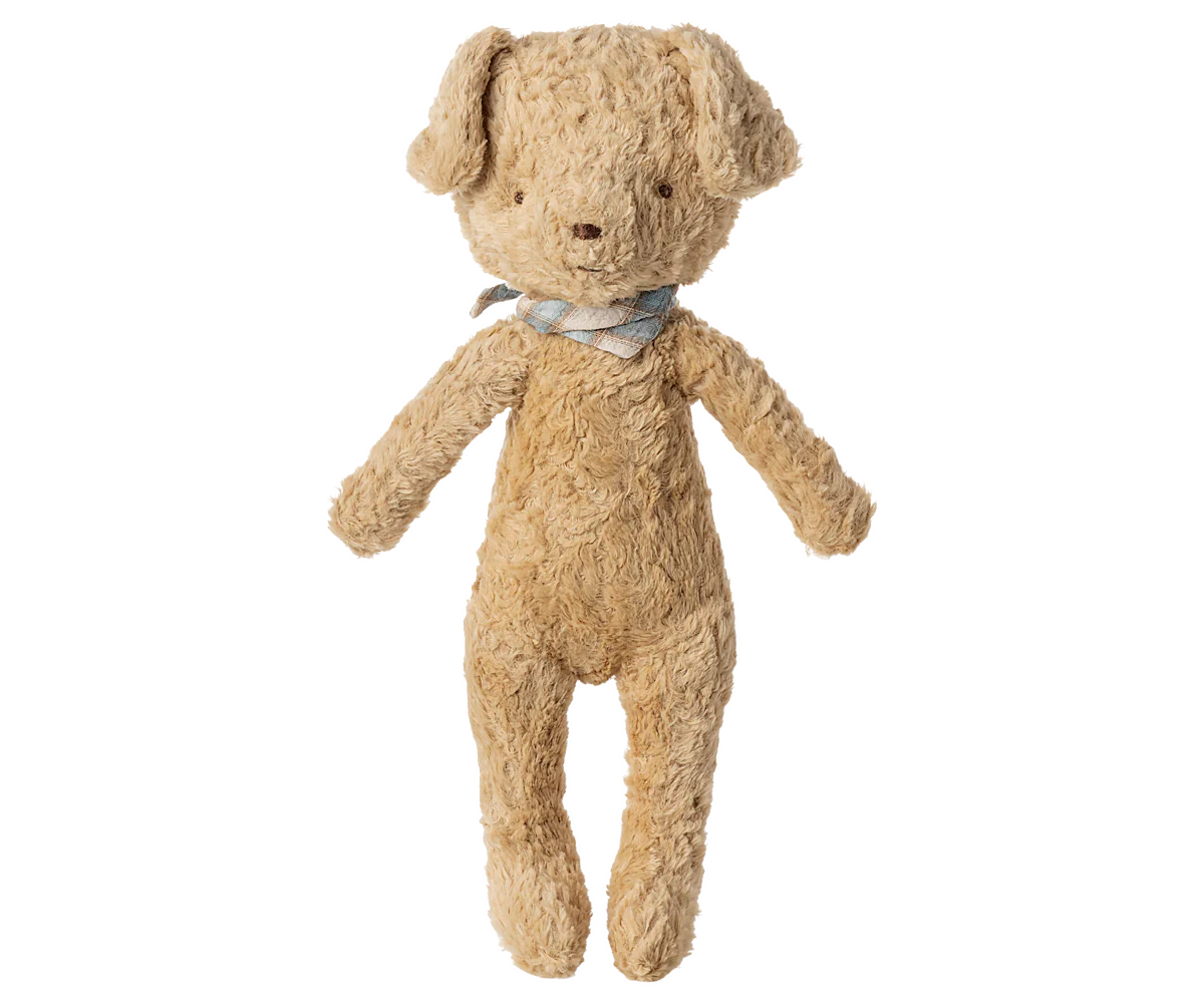 Maileg Vintage Plush Dog | Soft Sand