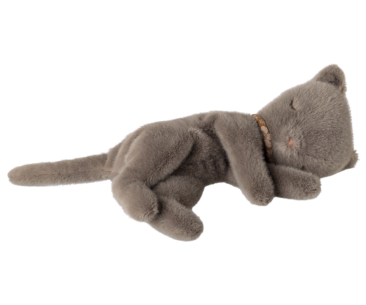 Maileg Small Sleeping Kitten | Grey