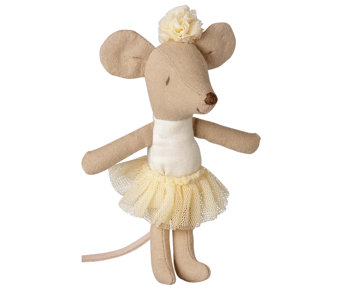 Maileg Off White Ballerina Mouse | Little Sister
