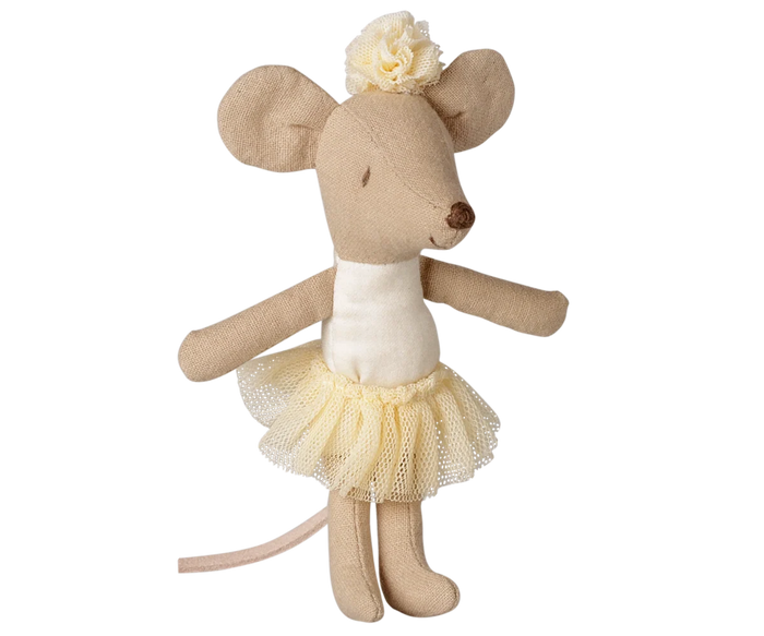 Maileg Off White Ballerina Mouse | Little Sister