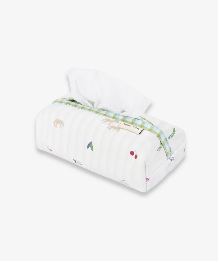 Avery Row wipe cover in the Little Farm print, image 1