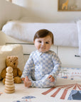 Bamboo Sleeper | Blue Check