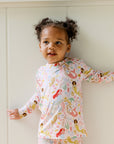 Two-Piece Ribbed Bamboo Pajamas | Mermaids