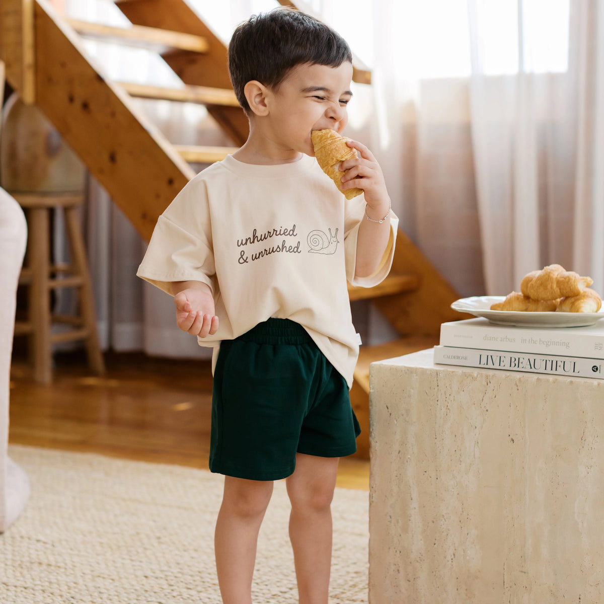 Roobear Unhurried & Unrushed Organic Cotton Tee