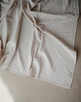 Organic Cotton Muslin Swaddle Blanket | Fog