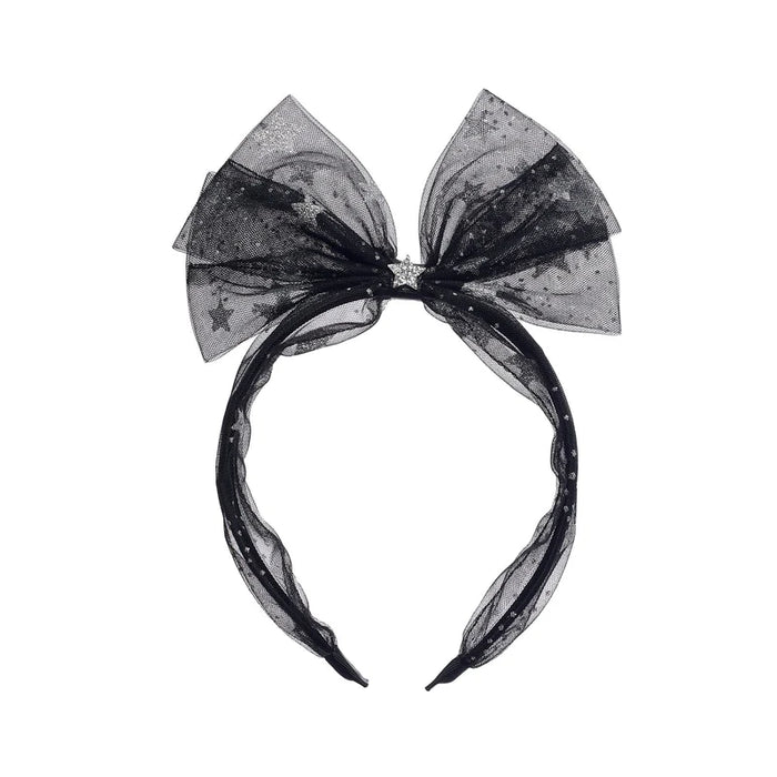Mystic Sparkle Tulle Bow Headband
