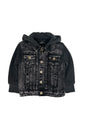 Washed Denim Jacket | Black