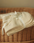 Embroidered Muslin Blanket | Grasslands