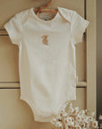 Embroidered Jersey Bodysuit | Bunny