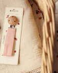 Pacifier Clip | Pink Corduroy