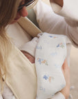 Organic Baby Muslin Swaddle | Coastline