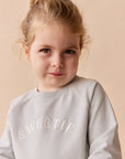 Organic Cotton Mimi Sweatshirt | Dawn Blue Sweetie