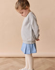 Organic Cotton Mimi Sweatshirt | Dawn Blue Sweetie