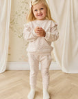 Organic Cotton Lilith Track Pant | Victoria Blush