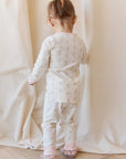Organic Cotton Jude Long Sleeve Pyjama Set | Rose Trail