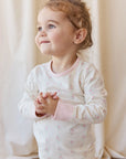 Organic Cotton Jude Long Sleeve Pyjama Set | Rose Trail
