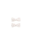Organic Cotton Noelle 2pk Bow - Victoria Blush
