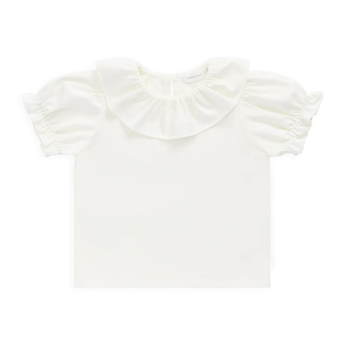 Jamie Kay Pima Cotton Livvy Top | Parchment