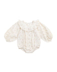 Organic Cotton Muslin Malia Playsuit | Emelia Pink