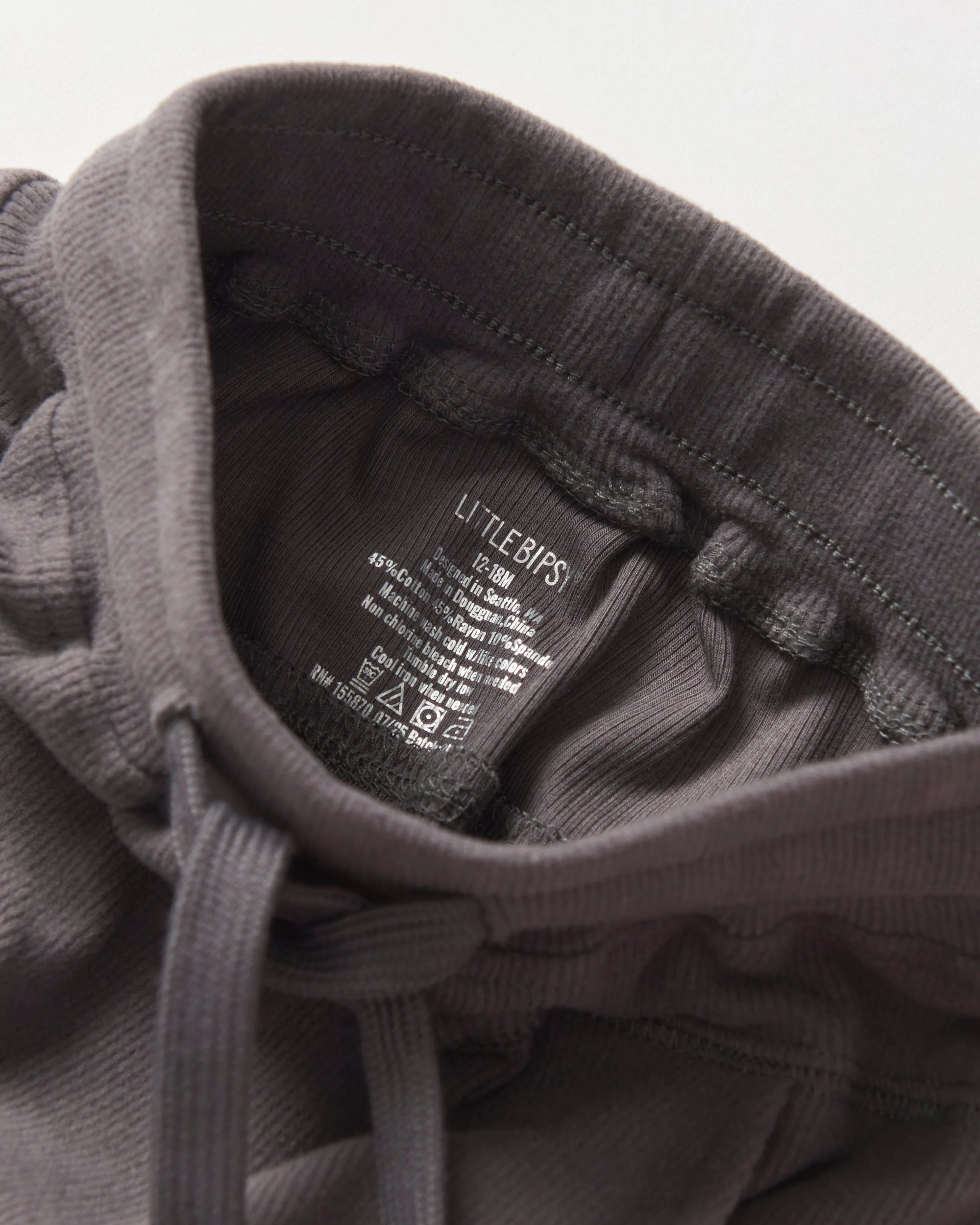 Ribbed Jogger | Graphite