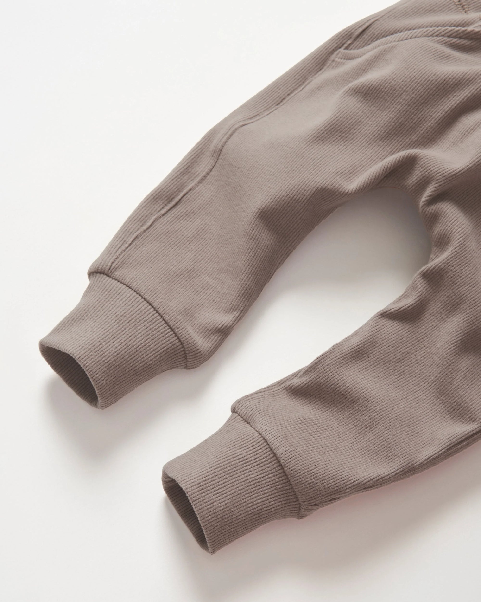 Ribbed Jogger | Mushroom