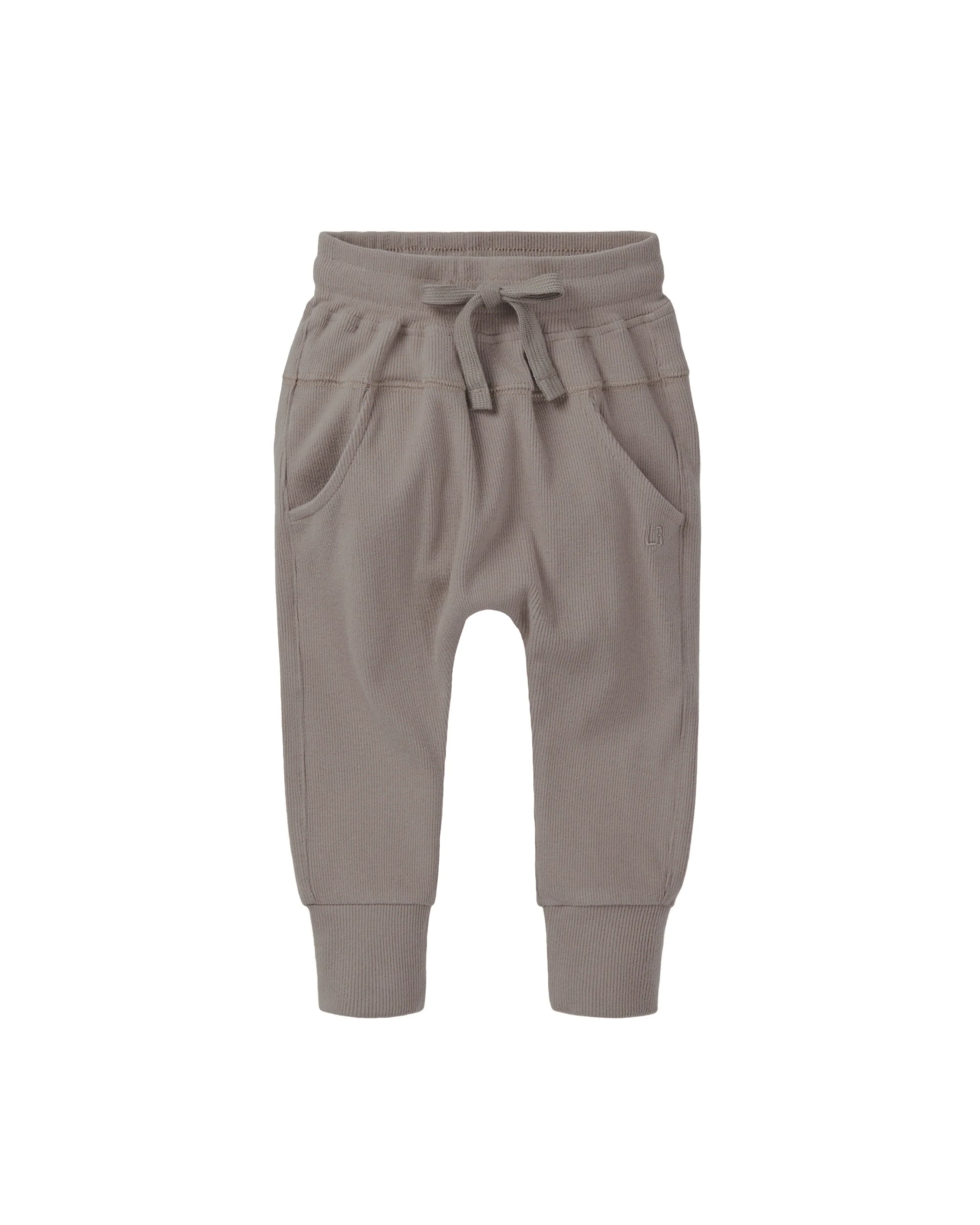 Ribbed Jogger | Mushroom