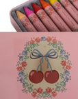 Bees Wax Crayons | Cherry Bow (10pcs)